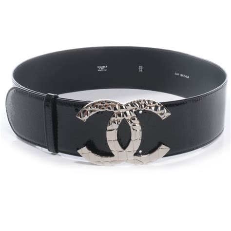 chanel belts on sale|chanel black belt silver buckle.